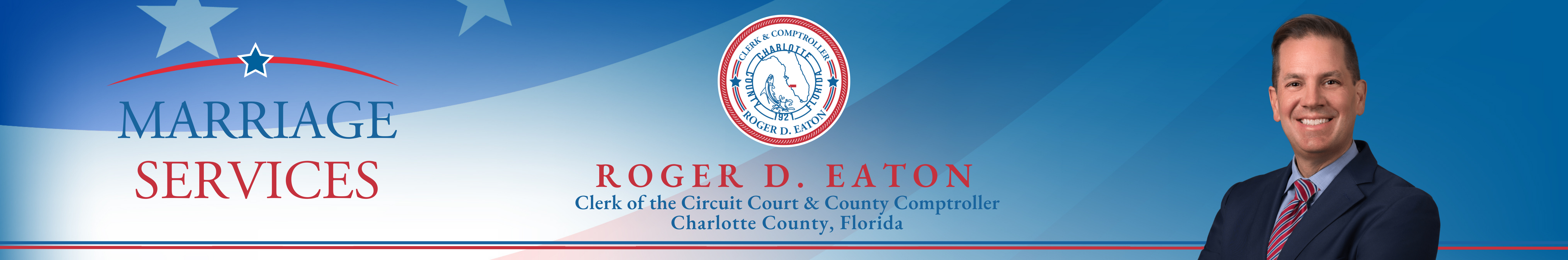 Roger D. Eaton, Clerk of the Circuit Court and County Comptroller Banner