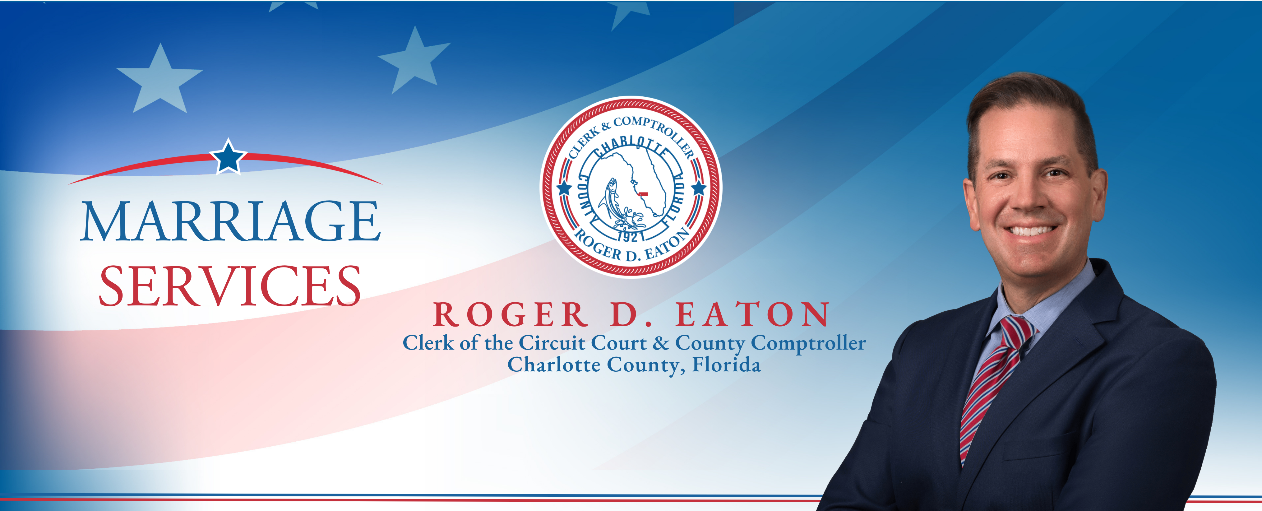 Roger D. Eaton, Clerk of the Circuit Court and County Comptroller Banner